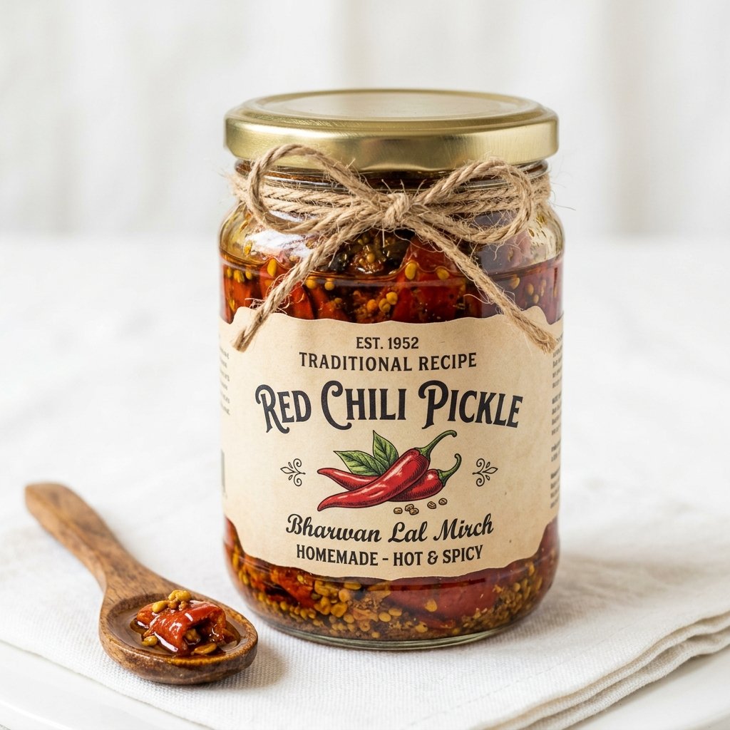 Punjabi Red Chili Achaar